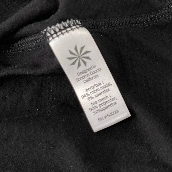 Athleta Black Racerback Active Dress Size XS Running Minimalist Yoga Outdoor - Picture 5 of 5